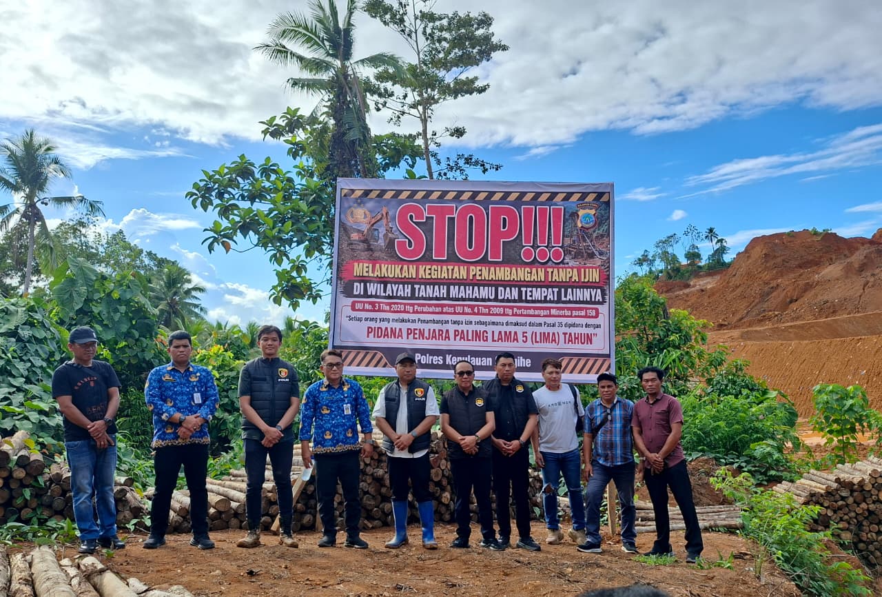 GELAR OPERASI GABUNGAN, IMIGRASI TAHUNA SISIR KAWASAN PERTAMBANGAN BOWONE